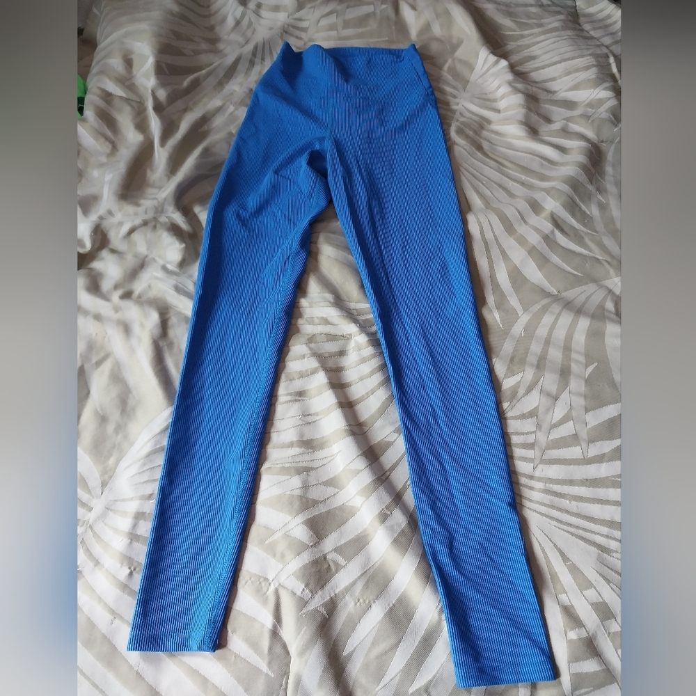 Beach Riot Ayla Turkish Tea Blue Leggings, Size XS